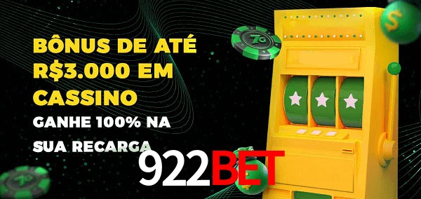 922Bet melhor bônus de depósito